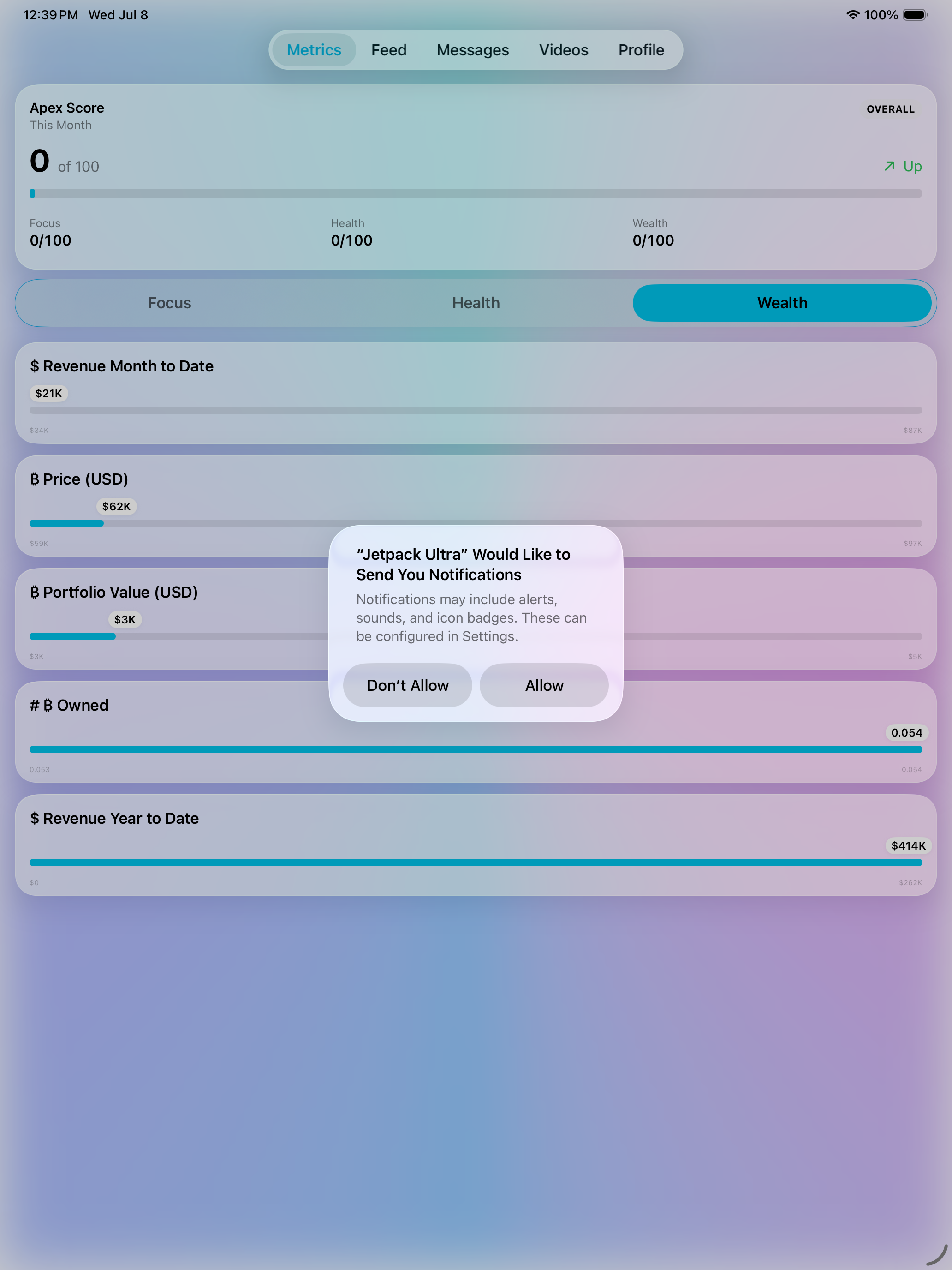 Jetpack Ultra on iPad