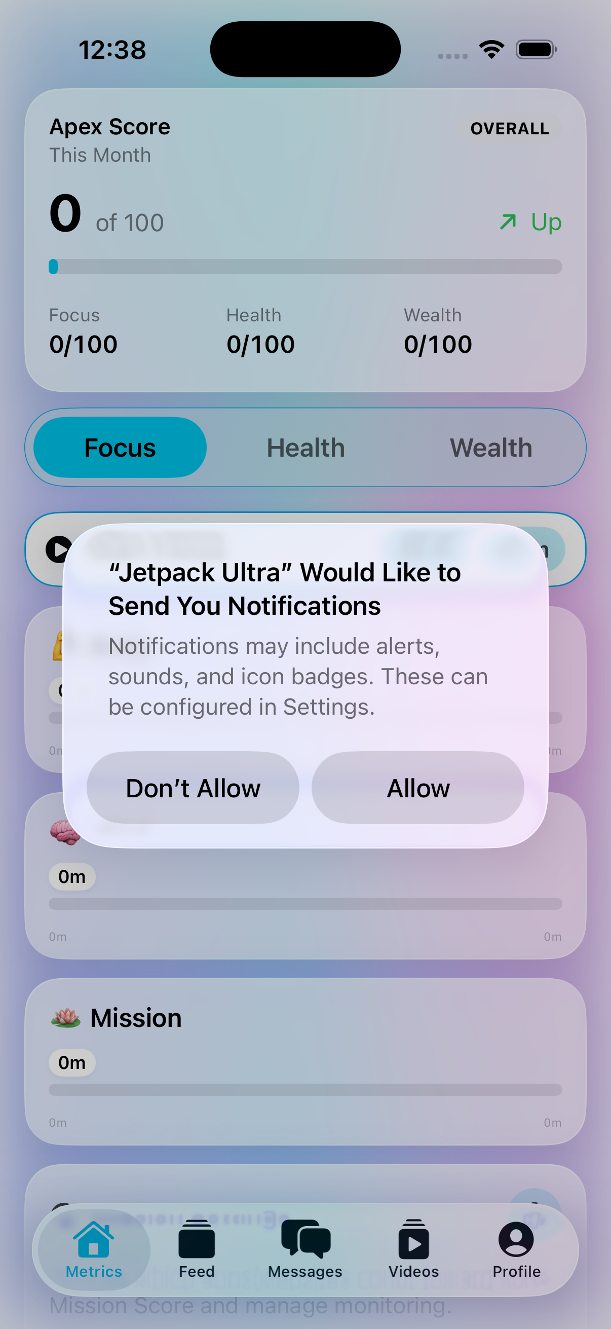 Jetpack Ultra on iPhone
